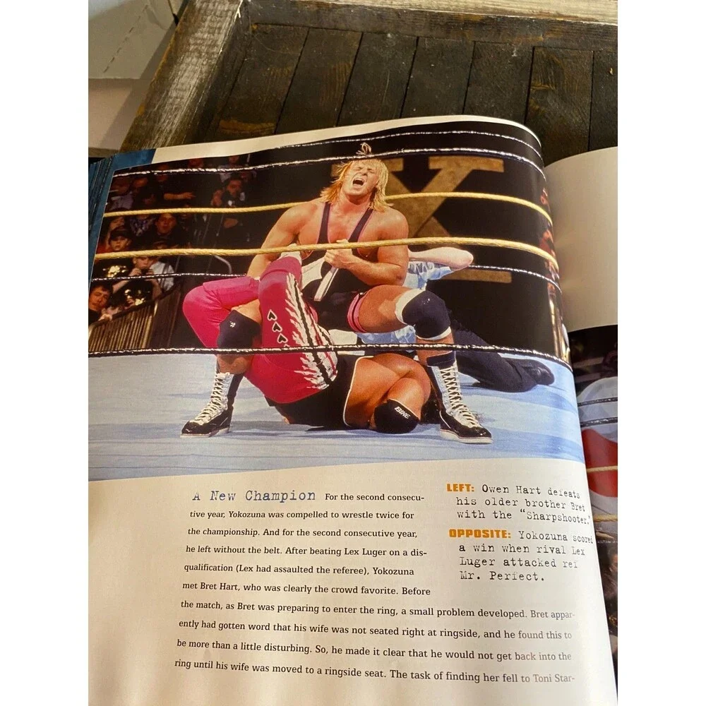 WWF WrestleMania The Official Insider's Story 2001 Hard Cover Book & DVD